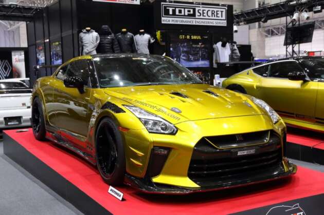 Nissan GT-R Top Secret TS R35GTR Gold sah akan ke Tokyo Auto Salon Kuala Lumpur 2023; 815 PS!