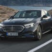 2024 Mercedes-Benz E-Class W214 – mild-hybrids, PHEVs up to 115 km EV range; MBUX Superscreen