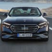 2024 Mercedes-Benz E-Class W214 – mild-hybrids, PHEVs up to 115 km EV range; MBUX Superscreen