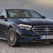 2024 Mercedes-Benz E-Class W214 – mild-hybrids, PHEVs up to 115 km EV range; MBUX Superscreen