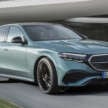 2024 Mercedes-Benz E-Class W214 – mild-hybrids, PHEVs up to 115 km EV range; MBUX Superscreen