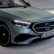 2024 Mercedes-Benz E-Class W214 – mild-hybrids, PHEVs up to 115 km EV range; MBUX Superscreen