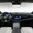 2024 Mercedes-Benz E-Class W214 – mild-hybrids, PHEVs up to 115 km EV range; MBUX Superscreen