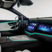 2024 Mercedes-Benz E-Class W214 – mild-hybrids, PHEVs up to 115 km EV range; MBUX Superscreen