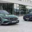 2024 Mercedes-Benz E-Class W214 – mild-hybrids, PHEVs up to 115 km EV range; MBUX Superscreen