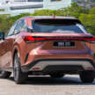 2023 Lexus RX 350 Luxury in Malaysia – 2.4T AWD with 279 PS and 430 Nm; AEB, ACC; priced from RM469k
