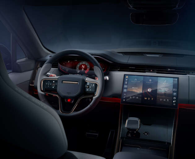 2023 Range Rover Sport SV debuts – 4.4L turbo V8; 635 PS, 750 Nm; 6D Dynamics hydraulics; BASS seats
