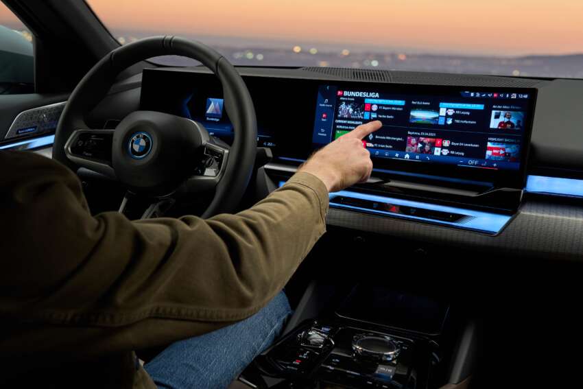 BMW i5 and 2024 BMW 5 Series G60 – M60 xDrive with up to 601 hp; AirConsole brings in-car gaming 1617593