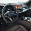 BMW i5 and 2024 BMW 5 Series G60 – M60 xDrive with up to 601 hp; AirConsole brings in-car gaming