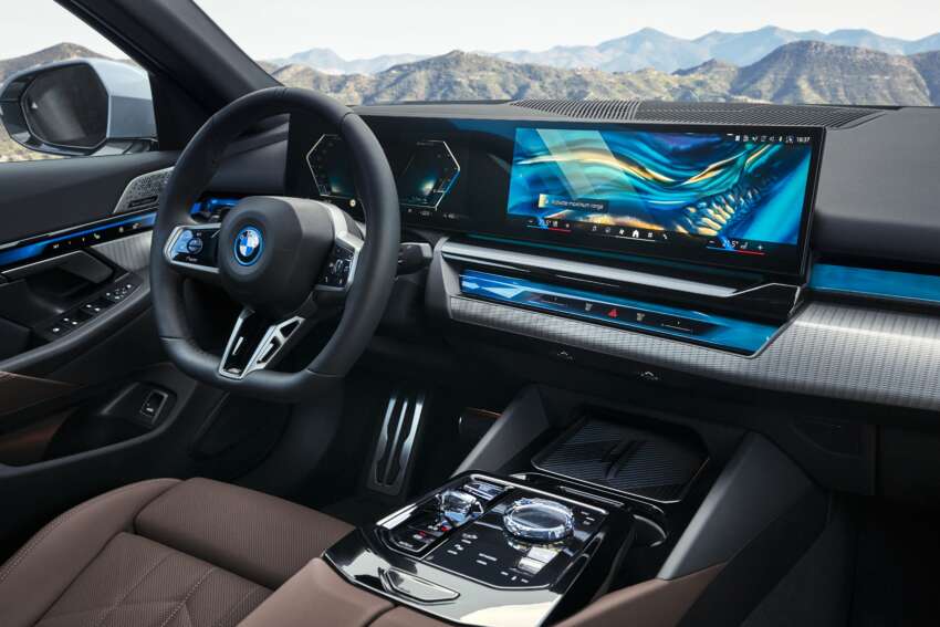 BMW i5 and 2024 BMW 5 Series G60 – M60 xDrive with up to 601 hp; AirConsole brings in-car gaming 1617833