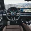 BMW i5 and 2024 BMW 5 Series G60 – M60 xDrive with up to 601 hp; AirConsole brings in-car gaming