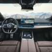 BMW i5 and 2024 BMW 5 Series G60 – M60 xDrive with up to 601 hp; AirConsole brings in-car gaming