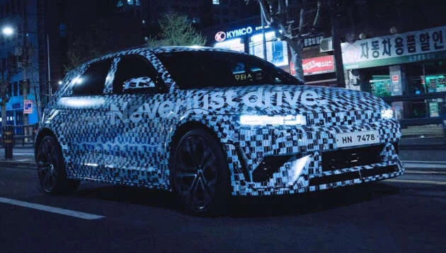 Hyundai Ioniq 5 N teaser released – hear the “Virtual Grin Shift (VGS)” and faux engine noise in action