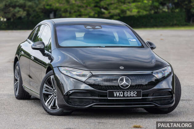 Mercedes-Benz EQS500 4Matic CKD 2023 di Malaysia – jarak gerak 696 km; 449 PS/828 Nm,  dari RM649k