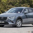2023 Mazda CX-3 1.5L Core in Malaysia – entry-level variant with 114 hp, 149 Nm; CBU Thailand; fr RM108k