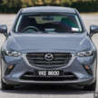 2023 Mazda CX-3 1.5L Core in Malaysia – entry-level variant with 114 hp, 149 Nm; CBU Thailand; fr RM108k