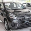 2023 Perodua Axia E launched, cheapest car in Msia at RM22k, RM300/month – old 2017 bumper, still no VSC