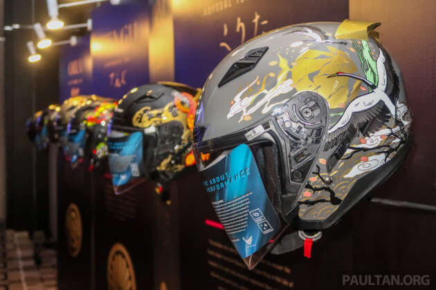 Gracshaw Malaysia Japan Edition helmets, RM420
