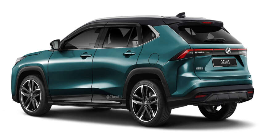 Perodua Traz rendered based on Toyota Yaris Cross – DNGA D66B to rival B-segment Proton X50? 1628623