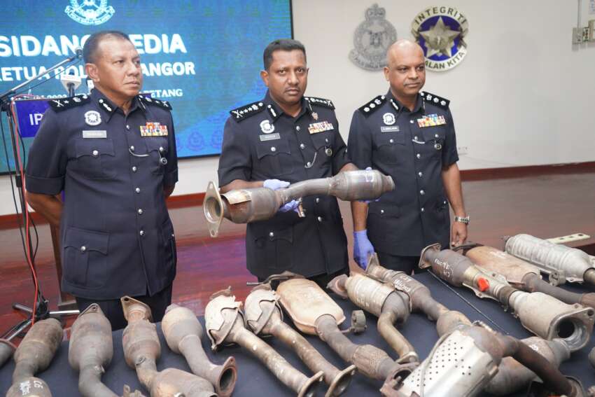 Police bust catalytic converter thieves targeting LRT, MRT carparks; 15 cases solved – metals were exported 1629323