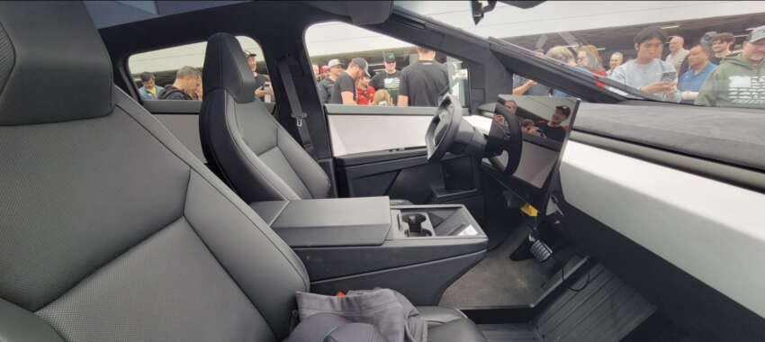 Tesla Cybertruck shows off its interior at US car meet – production EV pick-up truck to be launched soon? 1633057