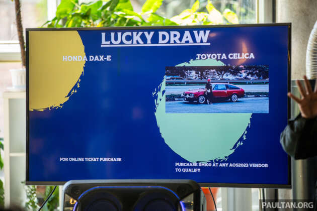 Art of Speed 2023 tawar Toyota Celica Liftback TA40 1979 & Honda DAX e: untuk pengunjung bertuah
