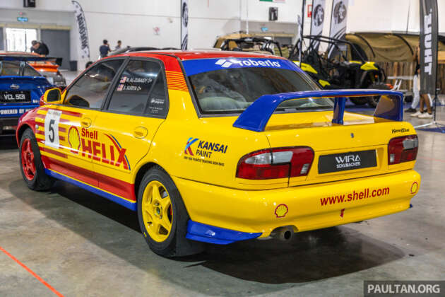 Art of Speed 2023: Proton ‘Wira Schumacher’ 1.8 EXi DSR kembali jadi kereta rali dengan livery Shell Helix
