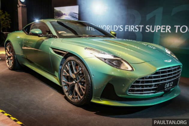 Aston Martin DB12 debuts in Malaysia – 4.0L V8, 680 PS and 800 Nm, 0-100 km/h in 3.6 secs, fr. RM1.088 mil