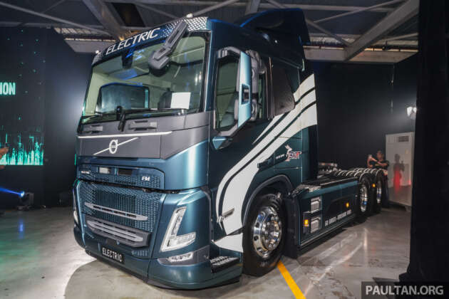 Volvo Trucks Malaysia launches EV heavy duty prime movers – FH, FM, FMX; 300 km range, est RM2 million