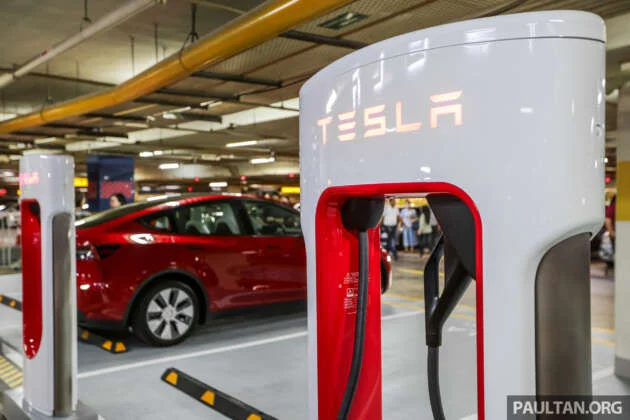 Tesla Supercharger Pavilion KL now online, priced at RM1.25 per kWh with RM4 per minute idle fee