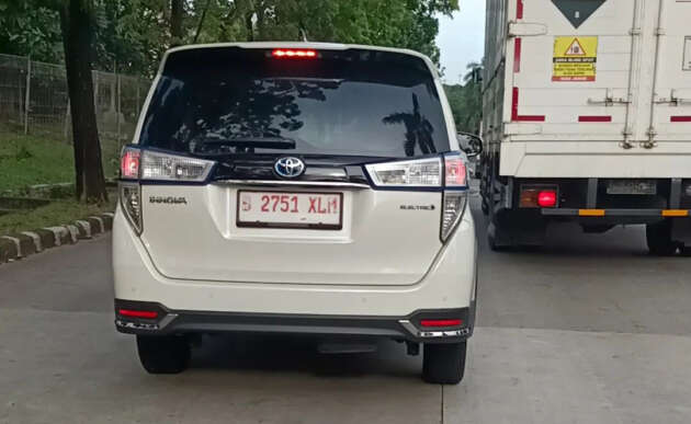 Toyota Innova EV spotted road testing in Indonesia – data being collected for electric car conversions
