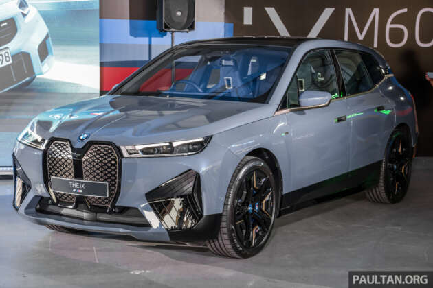 2023 BMW iX M60 launched in Malaysia – 561 km EV range; 619 PS, 1,100 Nm; 0-100 in 3.8s; from RM612k