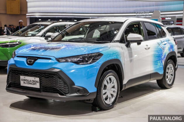 GIIAS 2023: Toyota Corolla Cross Hydrogen Concept – SUV powered by H2 with 1.6L turbo from GR Corolla