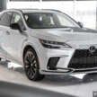 Lexus RX 500h F Sport Special Edition in Malaysia – RM512,888; 50 units only; exclusive design touches