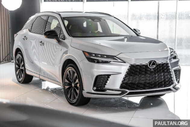 2023 Lexus RX 500h F Sport debuts in Malaysia – 2.4T AWD hybrid, 371 PS and 550 Nm, priced from RM499k