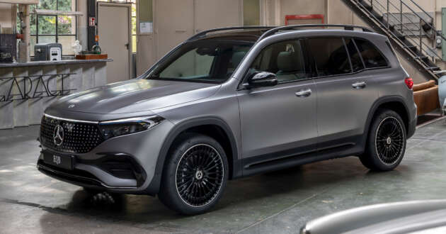 2024 Mercedes-Benz EQB facelift debuts – styling, kit tweaks; 5 or 7 seats; up to 292 PS, 536 km EV range