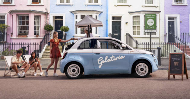 Fiat 500e Gelateria Edition EV – ice-cream van concept