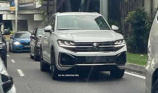 2023 Volkswagen Touareg facelift seen with Pahang trade plates, will it be CKD assembled in Pekan?