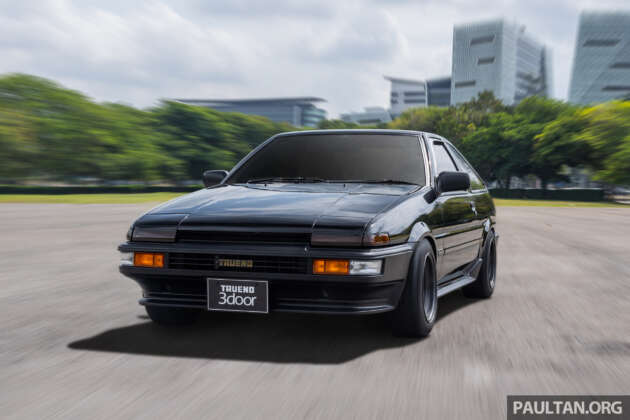Toyota AE86 Sprinter Trueno GT-Apex Black Limited – 1 dari 400 unit dalam dunia, restorasi macam baru!