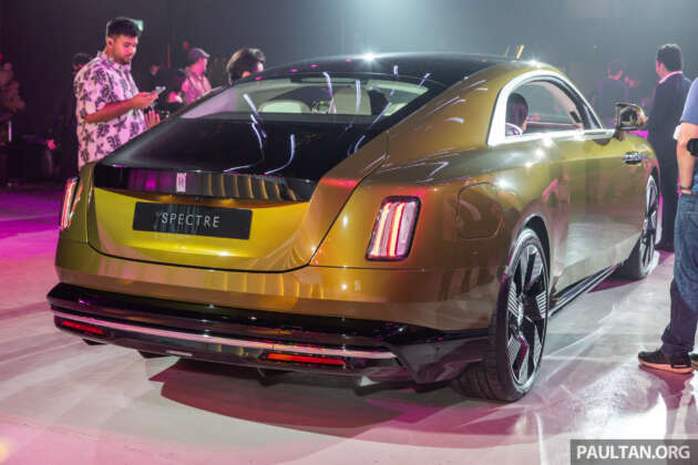Rolls-Royce Spectre in Malaysia – brand’s first EV with 584 hp, 900 Nm; fr RM2 million before taxes, options