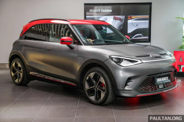 smart #1 Brabus EV previewed in Malaysia – dual-motor AWD, 428 PS, 543 Nm, 0-100 in 3.9s, RM250k est