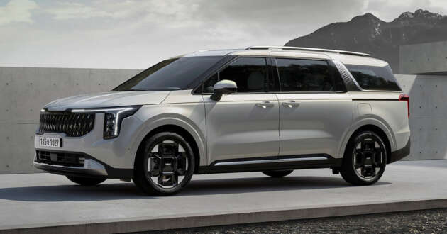 2024 Kia Carnival facelift exterior revealed – vertical headlamps, T-shaped DRLs; new 1.6 litre turbo hybrid