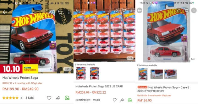 Hot Wheels Proton Saga 1:64 diecast now on sale in Malaysia – already being resold for up to RM250 online