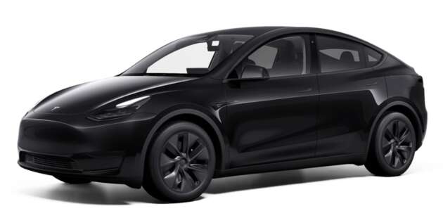 Tesla Model Y gets minor updates in China – interior ambient lighting, 5.9s 0-100 and black wheels for RWD