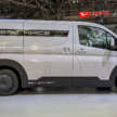 Toyota Global Hiace BEV Concept on display – fully electric van for cargo, tourist-carrying, ambulance duty