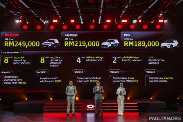 smart #1 EV launched in Malaysia – Pro, Premium, 272 PS/343 Nm; Brabus, 428 PS/543 Nm, RM189k-RM249k