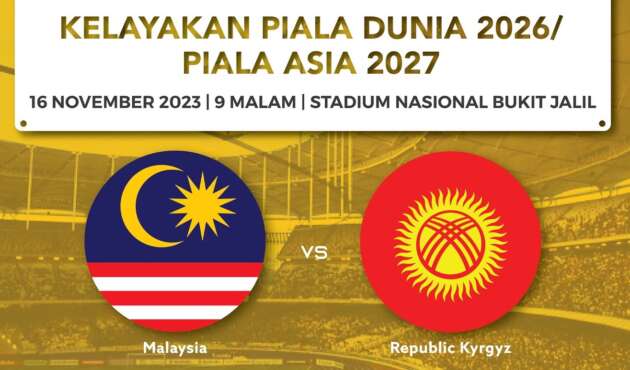 Malaysia vs Kyrgyzstan 2026 FIFA World Cup qualifiers tomorrow night – LRT Bukit Jalil operations extended