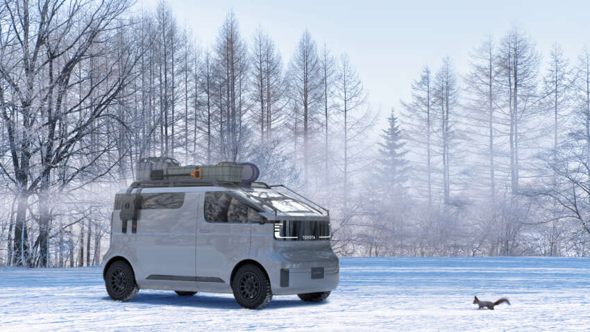 Toyota Kayoibako concept – battery-electric light commercial van study with configurable interior 1692278