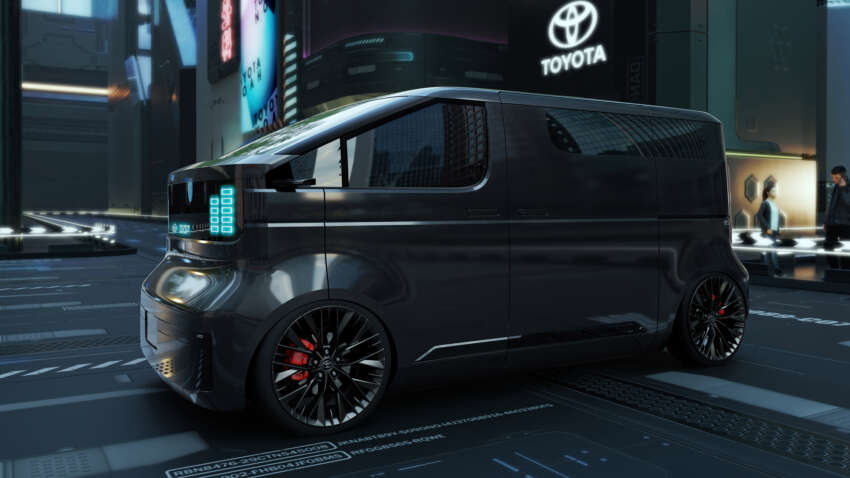 Toyota Kayoibako concept – battery-electric light commercial van study with configurable interior 1692281