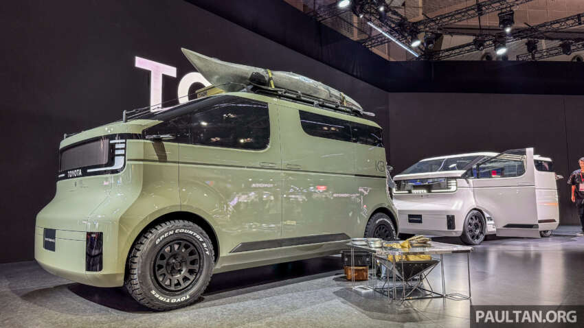 Toyota Kayoibako concept – battery-electric light commercial van study with configurable interior 1692351